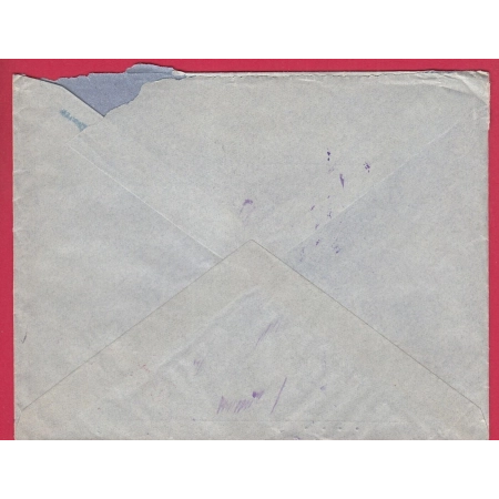 MADAGASCAR TANANARIVE 1937 PAR AVION RECOMMANDE POUR PARIS LETTRE COVER