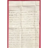 DEBOURSE DE VERSAILLES MANUSCRIT SEINE ET OISE LENAIN N°14 INDICE 16 DEPART SENS YONNE 1790 LETTRE COVER