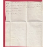 DEBOURSE DE VERSAILLES MANUSCRIT SEINE ET OISE LENAIN N°14 INDICE 16 DEPART SENS YONNE 1790 LETTRE COVER