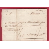 MARQUE MANUSCRIT MILLAU AVEYRON 1762 LENAIN N°1 1762 INDICE 10 POUR CLERMONT PUY DE DOME LETTRE COVER