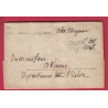 FRANCHISE CONSEIL DES CINQ CENS 1799 TEXTE MADAME D'ORLEANS POUR VIENNE ISERE LETTRE COVER