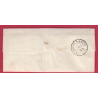 CAD TYPE 15 ST REMY DE PROVENCE BOUCHES DU RHONE OR MAUSSANE POUR TARASCON 1854 LETTRE COVER