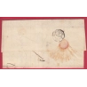 CAD TYPE 15 SMYRNE TURQUIE TUURKEY 1855 PAQUEBOT MEDITERRANEE 1855 POUR MARSEILLE BFE DOUBLE PORT TAXE 20 LETTRE COVER