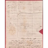 CAD TYPE 15 SMYRNE TURQUIE TUURKEY 1855 PAQUEBOT MEDITERRANEE 1855 POUR MARSEILLE BFE DOUBLE PORT TAXE 20 LETTRE COVER