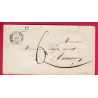 CAD TYPE 12 ST REMY DE PROVENCE BOUCHES DU RHONE OR MOURIES POUR TARASCON 1854 LETTRE COVER