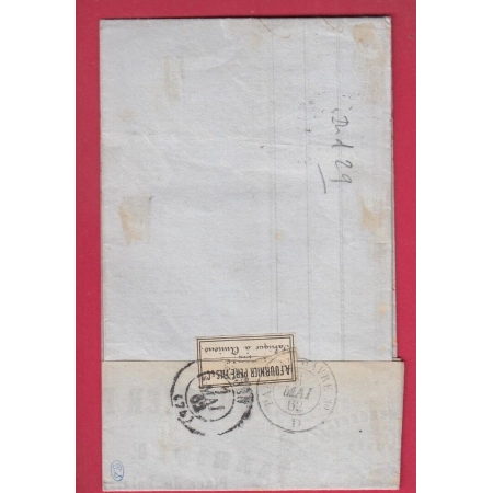 N°14 PARIS CERCLE DE POINTS POUR ROUEN SEINE INFERIEURE LETTRE COVER ETIQUETTE PUB