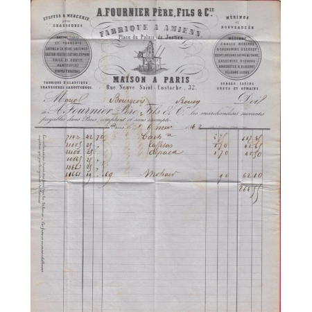 N°14 PARIS CERCLE DE POINTS POUR ROUEN SEINE INFERIEURE LETTRE COVER ETIQUETTE PUB
