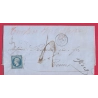 N°14 PC 1183 EPERNAY MARNE TAXE 4 AFFT INSUFF REIMS MARNE LETTRE COVER