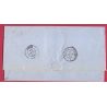 N°14 PC 1183 EPERNAY MARNE TAXE 4 AFFT INSUFF REIMS MARNE LETTRE COVER