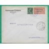 SEMEUSE MERSON SURCHARGE GRAND LIBAN LETTRE BEYROUTH POUR ALGER ALGERIE 1924 COVER FRANCE