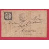 TIMBRE TAXE N°2 TARASCON SUR RHONE BOUCHES DU RHONE 1860 POUR TARASCON LETTRE COVER