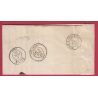 N°29 GC 1285 DECIZE NIEVRE OR ST LEGER LES VIGNES POUR ROANNE LOIRE LETTRE COVER