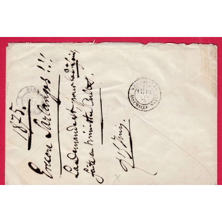 N°60 GC 4577 RETOURNAC HAUTE LOIRE CAD TYPE 17 POUR VERSAILLES ASSEMBLEE NATIONALE INDICE14 LETTRE COVER