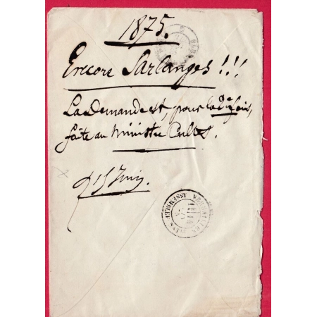 N°60 GC 4577 RETOURNAC HAUTE LOIRE CAD TYPE 17 POUR VERSAILLES ASSEMBLEE NATIONALE INDICE14 LETTRE COVER
