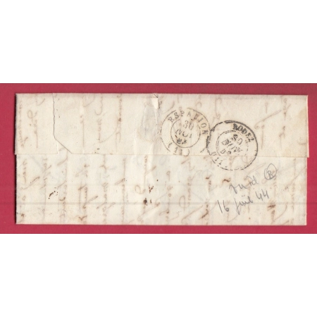 CAD TYPE 15 CRAMAUX TARN BOITE RURALE B SALMIECH AVEYRON DECIME RURAL POUR ST COME LETTRE COVER