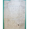 MARQUE 9 VENDOEUVRE VENDEUVRE AUBE POUR CHAUMONT HAUTE MARNE 44x12 1824 LETTRE COVER FRANCE
