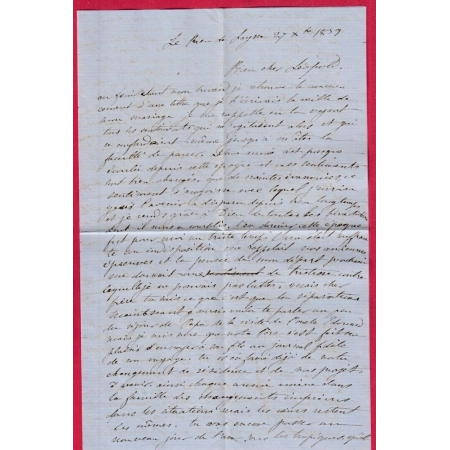 N°14 PAIRE 13 PC 3908 LAMONZIE ST MARTIN DORDOGNE POUR UN MILITAIRE A LA MARTINIQUE CAD TYPE22 1859 LETTRE COVER