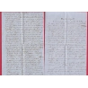 N°14 PAIRE 13 PC 3908 LAMONZIE ST MARTIN DORDOGNE POUR UN MILITAIRE A LA MARTINIQUE CAD TYPE22 1859 LETTRE COVER