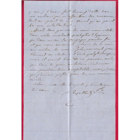 N°14 PAIRE 13 PC 3908 LAMONZIE ST MARTIN DORDOGNE POUR UN MILITAIRE A LA MARTINIQUE CAD TYPE22 1859 LETTRE COVER