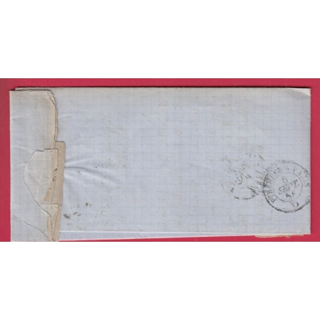 N°14 PC 44 ALBI TARN OR LES AVALATS POUR PARIS 1856 LETTRE COVER