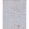 N°14 PC 44 ALBI TARN OR LES AVALATS POUR PARIS 1856 LETTRE COVER