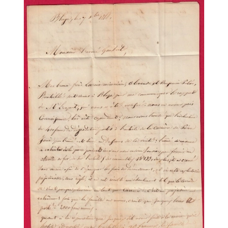 N°14 PC 1016 CARMAUX BOITE RURALE B BLAYE LES MINES TARN POUR ALBI LETTRE COVER