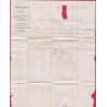 RARE PC DU GC SUR N°14 PC 28 AILLEVILLERS HAUTE SAONE CAD TYPE 22 POUR LA ROCHERE LETTRE COVER