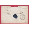 N°22 PC DU GC PERREUX LOIRE CAD TYPE 22 RARE NON SIGNALE PAR POTHION POUR NEUVILLE SUR SAONE LETTRE COVER