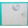 MARQUE 7 VOUZIERS ARDENNES POUR LONGUYON MEURTHE ET MOSELLE 35x10 1826 LETTRE COVER FRANCE
