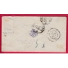 N°60 RARE PC DU GC EN BLEU 1072 LASCELLE CANTAL POUR PARIS LETTRE COVER