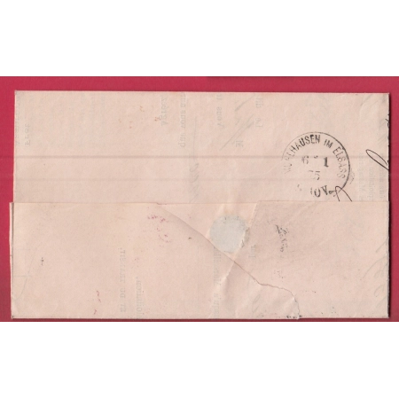 N°55 60 GC 6326 MARSEILLE PLACE CENTRALE POUR MULHOUSE HAUT RHIN ALSACE LORRAINE ALLEMAGNE LETTRE COVER