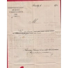 N°59 60 AMBULANT PARIS A BELFORT LOSANGE BELP POUR MULHOUSE HAUT RHIN ALSACE LORRAINE ALLEMAGNE LETTRE COVER