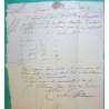 MARQUE 7 VOUZIERS ARDENNES POUR LONGUYON MEURTHE ET MOSELLE 35x10 1826 LETTRE COVER FRANCE