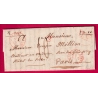 SUISSE GENEVE 1841 LG LETTRE GENEVOISE ENTREE SUISSE FERNEY POUR PARIS LETTRE COVER