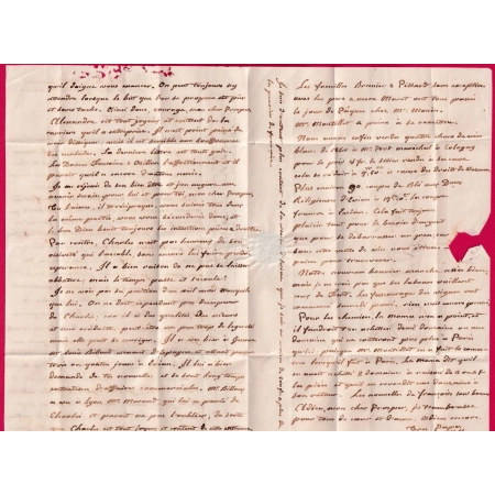 SUISSE GENEVE 1841 LG LETTRE GENEVOISE ENTREE SUISSE FERNEY POUR PARIS LETTRE COVER