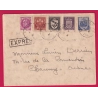 N°505 526 527 533 536 PLOUGASNOU FINISTERE EXPRES POUR CHAUNY AISNE LETTRE COVER
