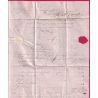 MARQUE 67 STRASBOURG BAS RHIN ACHEMINE DE FRANKFURT ALLEMAGNE 1804 MARQUE ACHEMINEUR MANUSCRIT AU DOS BEAUNE COTE D'OR