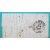 CAD TYPE 12 VOUZIERS ARDENNES POUR VERDUN MEUSE 1837 LETTRE COVER FRANCE