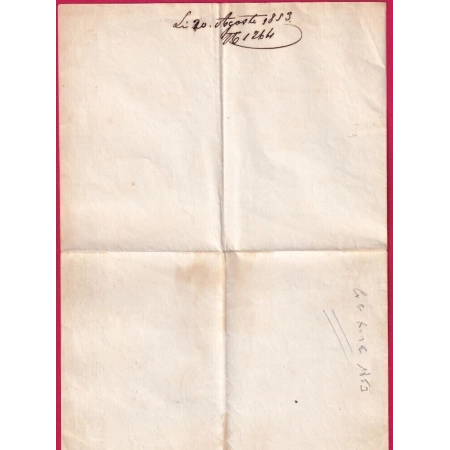ETAT MAJOR QUARTIER GENERAL ARMEE ITALIE CORPS OCCUPATION ROME 1853 SIGNE LE GENERAL COMMANDANT LETTRE COVER