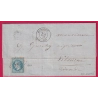 N°29 PC DU GC 1377 ECOUCHE ORNE RARE NON SIGNALE PAR POTHION POUR LIBOURNE GIRONDE LETTRE COVER