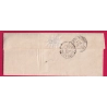 N°22 VARIETE PIQUAGE PC DU GC 1420 ESSAI ORNE CAD TYPE 22 POUR NOGENT LE ROTROU EURE ET LOIR INDICE 17 LETTRE COVER