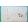 CAD TYPE 15A MONTFAUCON DU VELAY HAUTE LOIRE + CURSIVE DUNIERES POUR LYON RHONE 1844 LETTRE COVER FRANCE