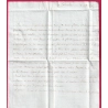 MARQUE ST PERE EN RETZ LOIRE INFERIEURE LENAIN N°1A 1787 POUR ISLE DE BOUIN VENDEE INDICE 24 LETTRE COVER