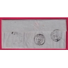 N°14 PC 3937 JAUJAC ARDECHE CAD TYPE 22 POUR ENTRAIGUES 1860 LETTRE COVER