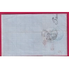 N°55 60 GC 347 PARIS LES BATIGNOLLES POUR MULHOUSE HAUT RHIN ALSACE LORRAINE ALLEMAGNE LETTRE COVER