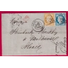 N°55 60 GC 3942 THIZY RHONE POUR MULHOUSE HAUT RHIN ALSACE LORRAINE ALLEMAGNE LETTRE COVER