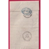 N°90 LES ECHELLES SAVOIE BM PONT DE BEAUVOISIN POUR CHAMBERY LETTRE COVER ETIQUETTE PUB