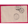 ENTIER SAGE CAD TYPE 25 L'ESTRECHURE GARD 1890 POUR ST ANTOINE DE BREUILH T25 AU DOS DORDOGNE INDICE 17 LETTRE COVER
