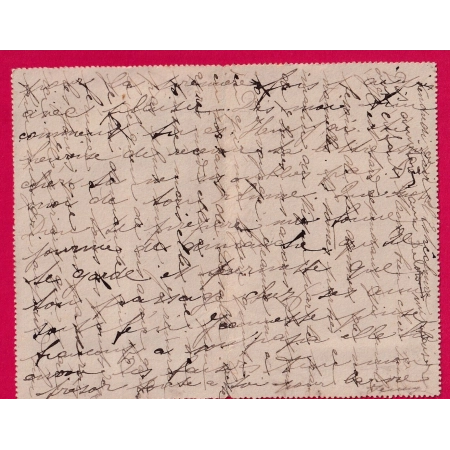 ENTIER SAGE CAD TYPE 25 L'ESTRECHURE GARD 1890 POUR ST ANTOINE DE BREUILH T25 AU DOS DORDOGNE INDICE 17 LETTRE COVER