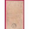 N°38 69 GC 5104 SHANGHAI CHINE CHINA POUR TAVISTOCK ANGLETERRE 1880 MIXTE SAGE CERES VIA NAPLES ITALIE LETTRE COVER